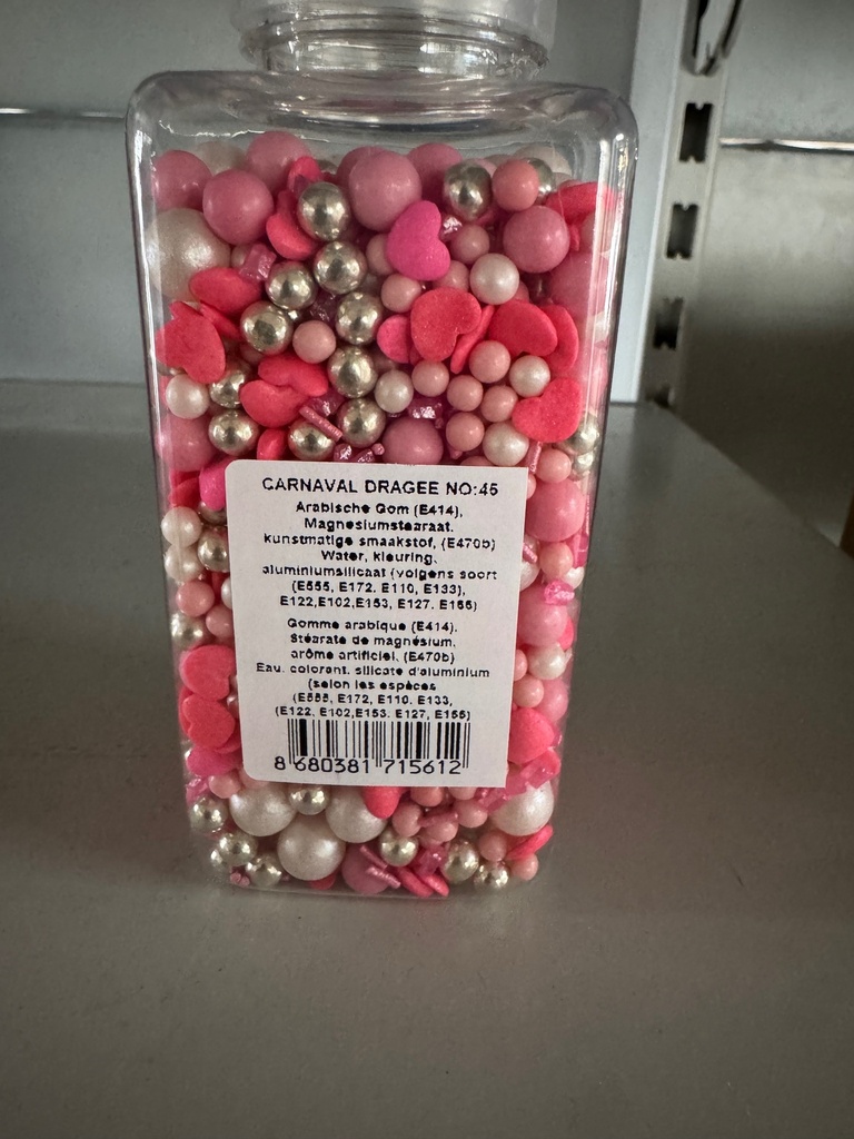 GUSTO SPRINKLES GÜMÜS DRAJE NO.2 250GR& KARNEVAL MIX NO.45 250GR 