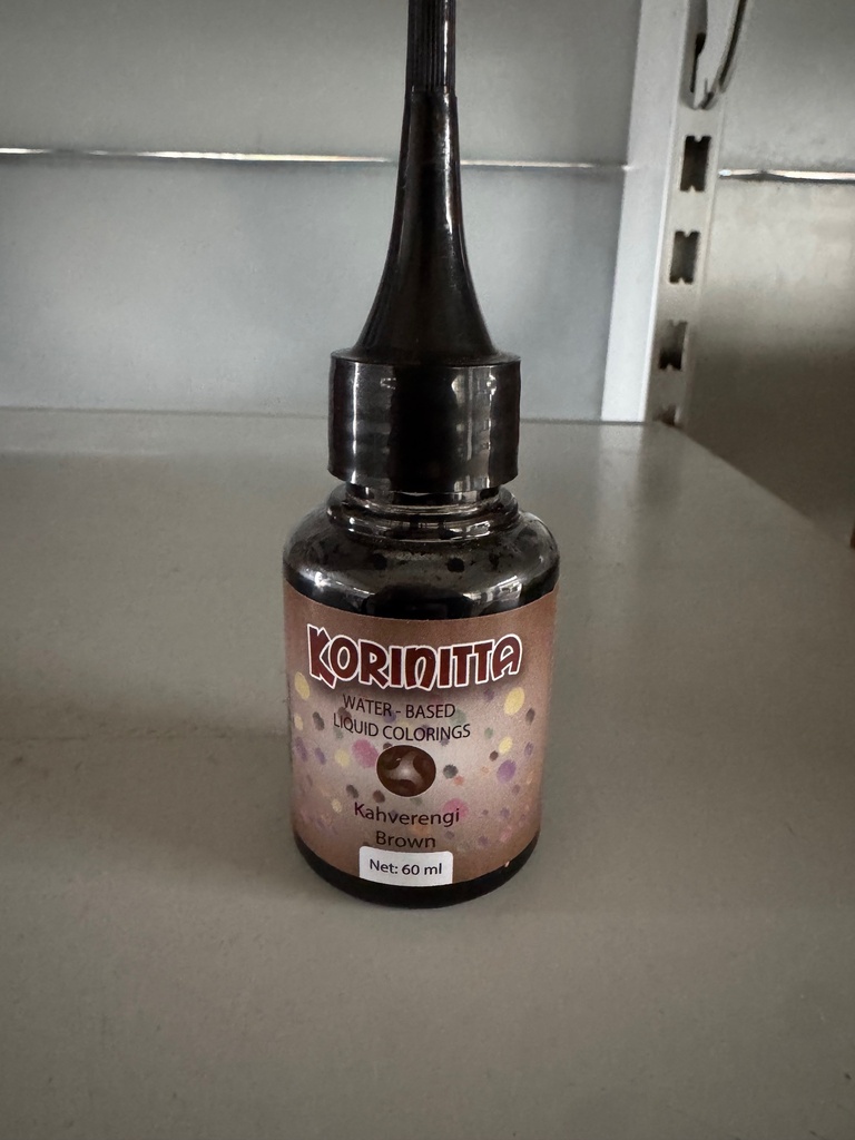 KORINITTA SIVI GIDA BOYASI KAHVERENGI 60ML