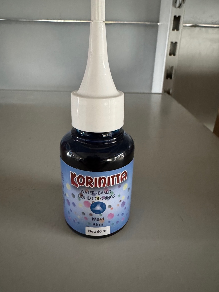 KORINITTA SIVI GIDA BOYASI MAVI 60ML