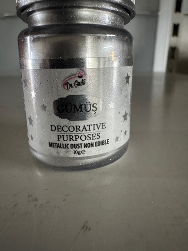 DR GUSTO METALLIC TOZ BOY (GÜMÜS) 10GR