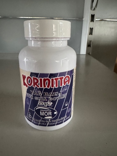 KORINITTA YAG BAZLI TOZ GIDA MOR 25GR