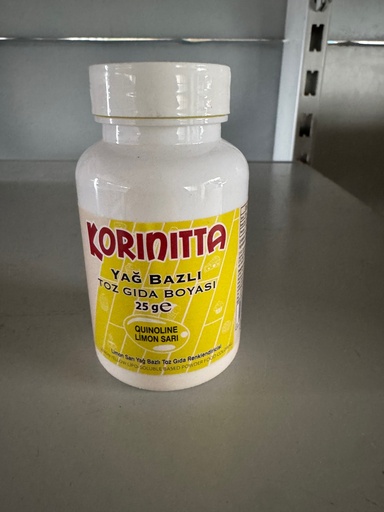 KORINITTA YAZ BAZLI TOZ GIDA SARI 25GR