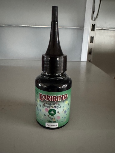 KORINITTA SIVI GIDA BOYASI YESIL 60ML