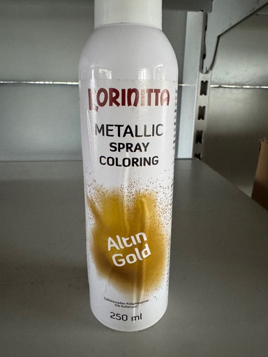 KORINITTA METALIK SPRAY GOLD 250ML 