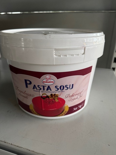 PASTA SOSU FRAMBUAZ AROMALI DEKORATIF JEL (KOLISI 2 ADET)